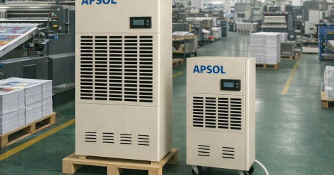 Máy Hút Ẩm Cho Nhà Máy In: Giải Pháp Chống Ẩm Mốc, Co Giấy Và Lem Mực Với APSOL